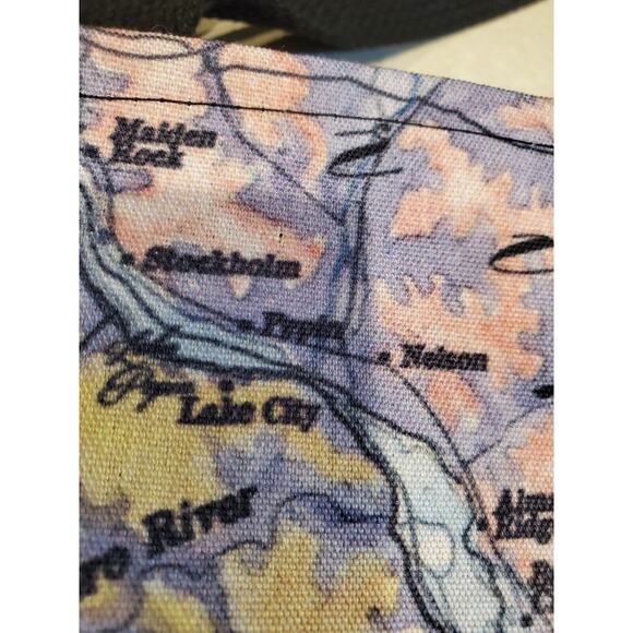 Mark Twain Map Tote Bag - Picture 8 of 14